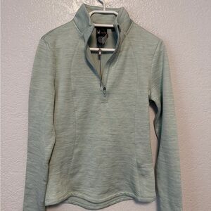 Spyder Women's Light Green Half-Zip Pullover